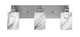 Toltec Lighting - 1163-BN-3009 - Three Light Bath Bar - Edge - Brushed Nickel