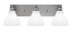 Toltec Lighting - 1163-BN-4761 - Three Light Bath Bar - Edge - Brushed Nickel