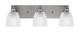 Toltec Lighting - 1163-BN-500 - Three Light Bath Bar - Edge - Brushed Nickel