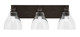 Toltec Lighting - 1163-ES-4760 - Three Light Bath Bar - Edge - Espresso