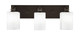 Toltec Lighting - 1163-ES-531 - Three Light Bath Bar - Edge - Espresso