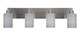 Toltec Lighting - 1164-BN-4062 - Four Light Bath Bar - Edge - Brushed Nickel