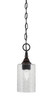 Toltec Lighting - 11-BC-3002 - One Light Mini Pendant - Chain - Black Copper