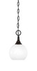 Toltec Lighting - 11-BC-4101 - One Light Mini Pendant - Chain - Black Copper