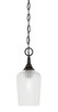 Toltec Lighting - 11-BC-4250 - One Light Mini Pendant - Chain - Black Copper
