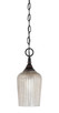 Toltec Lighting - 11-BC-4253 - One Light Mini Pendant - Chain - Black Copper