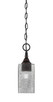 Toltec Lighting - 11-BC-542 - One Light Mini Pendant - Chain - Black Copper