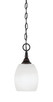 Toltec Lighting - 11-BC-615 - One Light Mini Pendant - Chain - Black Copper