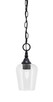 Toltec Lighting - 11-MB-210 - One Light Mini Pendant - Chain - Matte Black