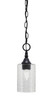 Toltec Lighting - 11-MB-3002 - One Light Mini Pendant - Chain - Matte Black