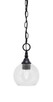 Toltec Lighting - 11-MB-4100 - One Light Mini Pendant - Chain - Matte Black
