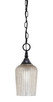 Toltec Lighting - 11-MB-4253 - One Light Mini Pendant - Chain - Matte Black