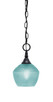 Toltec Lighting - 11-MB-4625 - One Light Mini Pendant - Chain - Matte Black