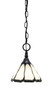 Toltec Lighting - 11-MB-9125 - One Light Mini Pendant - Chain - Matte Black