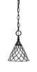 Toltec Lighting - 11-MB-9185 - One Light Mini Pendant - Chain - Matte Black