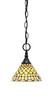 Toltec Lighting - 11-MB-9415 - One Light Mini Pendant - Chain - Matte Black