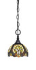Toltec Lighting - 11-MB-9945 - One Light Mini Pendant - Chain - Matte Black
