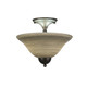Toltec Lighting - 120-BRZ-604 - Two Light Semi-Flush Mount - Any - Bronze
