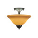 Toltec Lighting - 120-BRZ-624 - Two Light Semi-Flush Mount - Any - Bronze
