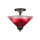 Toltec Lighting - 120-BRZ-706 - Two Light Semi-Flush Mount - Any - Bronze