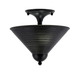 Toltec Lighting - 120-MB-4009 - Two Light Semi-Flush Mount - Semi-Flushes - Matte Black