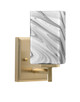 Toltec Lighting - 1211-NAB-549 - One Light Wall Sconce - Franklin - New Age Brass