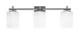 Toltec Lighting - 1213-GP-541 - Three Light Bath Bar - Franklin - Graphite