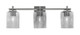 Toltec Lighting - 1213-GP-542 - Three Light Bath Bar - Franklin - Graphite