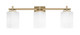 Toltec Lighting - 1213-NAB-541 - Three Light Bath Bar - Franklin - New Age Brass