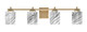 Toltec Lighting - 1214-NAB-549 - Four Light Bath Bar - Franklin - New Age Brass