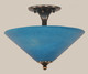 Toltec Lighting - 121-BC-415 - Two Light Semi-Flush Mount - Any - Black Copper