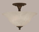 Toltec Lighting - 121-BRZ-53615 - Two Light Semi-Flush Mount - Any - Bronze