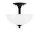 Toltec Lighting - 121-MB-540 - Two Light Semi-Flush Mount - Semi-Flushes - Matte Black
