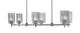 Toltec Lighting - 1226-GP-542 - Six Light Island Pendant - Franklin - Graphite