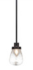 Toltec Lighting - 1230-DG-471 - One Light Mini Pendant - Meridian - Dark Granite