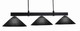 Toltec Lighting - 1253-MB-4019 - Three Light Billiard/Island - Wellington - Matte Black