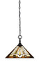 Toltec Lighting - 12-MB-959 - One Light Pendant - Chain/Square - Matte Black