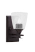 Toltec Lighting - 131-DG-461 - One Light Wall Sconce - Uptowne - Dark Granite