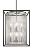 Toltec Lighting - 1328-MBBN - Five Light Chandelier - Cadina - Matte Black & Brushed Nickel