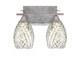 Toltec Lighting - 132-AS-5054 - Two Light Bath Bar - Uptowne - Aged Silver