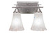 Toltec Lighting - 132-AS-721 - Two Light Bath Bar - Uptowne - Aged Silver