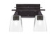 Toltec Lighting - 132-DG-461 - Two Light Bath Bar - Uptowne - Dark Granite