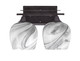 Toltec Lighting - 132-DG-4819 - Two Light Bath Bar - Uptowne - Dark Granite