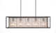 Toltec Lighting - 1335-MBBN-LED45C - Five Light Island Pendant - Cadina - Matte Black & Brushed Nickel