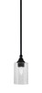 Toltec Lighting - 23-MB-3002 - One Light Mini Pendant - Stem - Matte Black