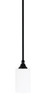 Toltec Lighting - 23-MB-310 - One Light Mini Pendant - Stem - Matte Black