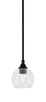 Toltec Lighting - 23-MB-4100 - One Light Mini Pendant - Stem - Matte Black