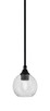 Toltec Lighting - 23-MB-4102 - One Light Mini Pendant - Stem - Matte Black