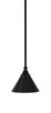 Toltec Lighting - 23-MB-421 - One Light Mini Pendant - Any - Matte Black