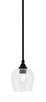 Toltec Lighting - 23-MB-4810 - One Light Mini Pendant - Stem - Matte Black